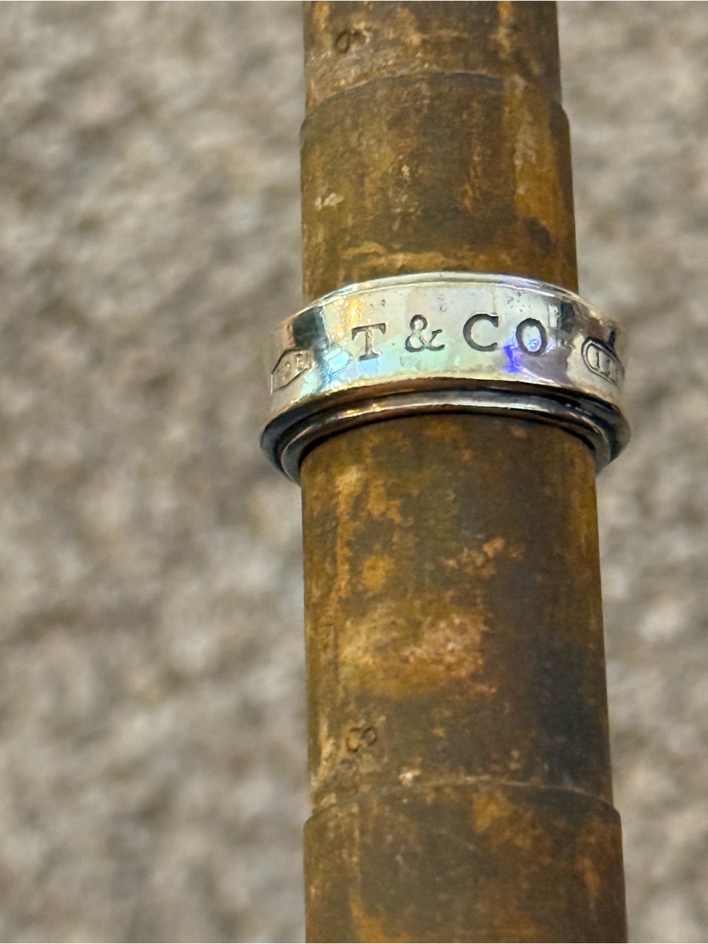 Tiffany & Co. .925 from the 1837 collection with  concave design, size 7 - Picture 9 of 15